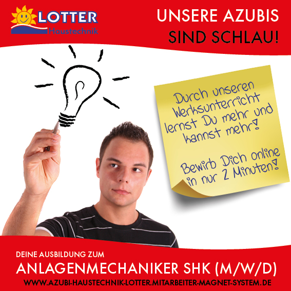Stellenanzeige - Anlagenmechaniker SHK